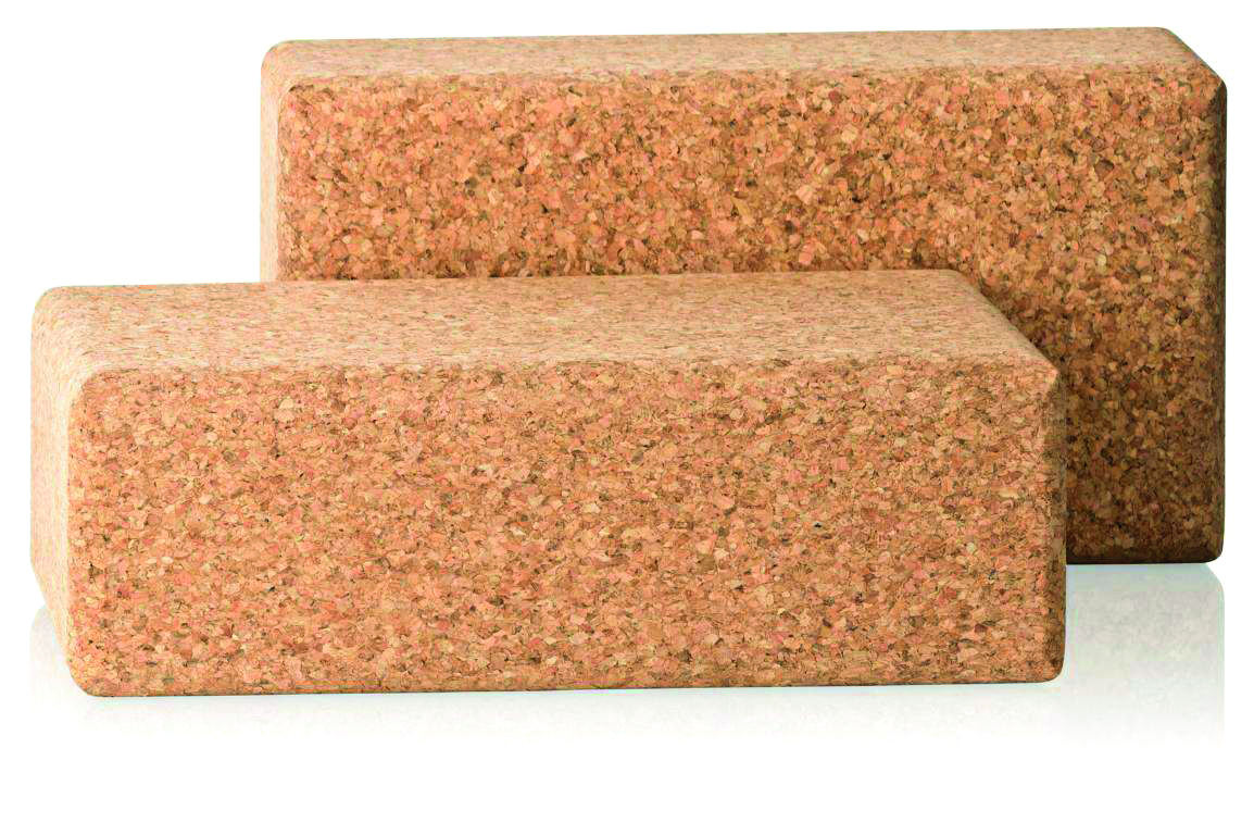 80094834_yogabloecke_auspresskork Massage Yogablok 23x12x7,5cm i Kork - Billede 1