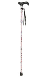 Stok mini foldsammen rosa blomst - Billede 2