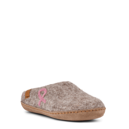Green Comfort Grå Uld Slipper, Støt Brysterne