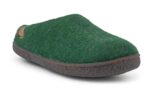 Green Comfort Oliven Slipper M/Gummisål