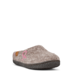Green Comfort Grå Uld Slipper Gummisål, Støt Brysterne