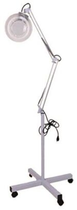 Lup Ø125mm m/LED Gulvstativ m/hjul