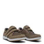 New Feet Ruskind Sko Sand m/velcro