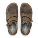 New Feet Ruskind Sko Sand m/velcro - Billede 3