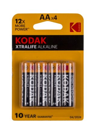 Alkaline AA 1,5 batterier, 4 stk