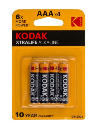 Alkaline AAA 1,5 batterier, 4 stk