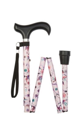 Stok Pink Floral Med Håndledsrem