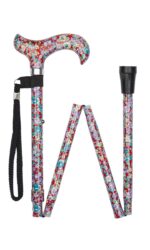 Stok Rød Floral Blomster Foldsammen