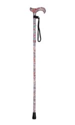 Stok Rød Floral Blomster Foldsammen - Billede 2