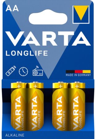 Batteri Varta AA Longlife Power, 4 stk