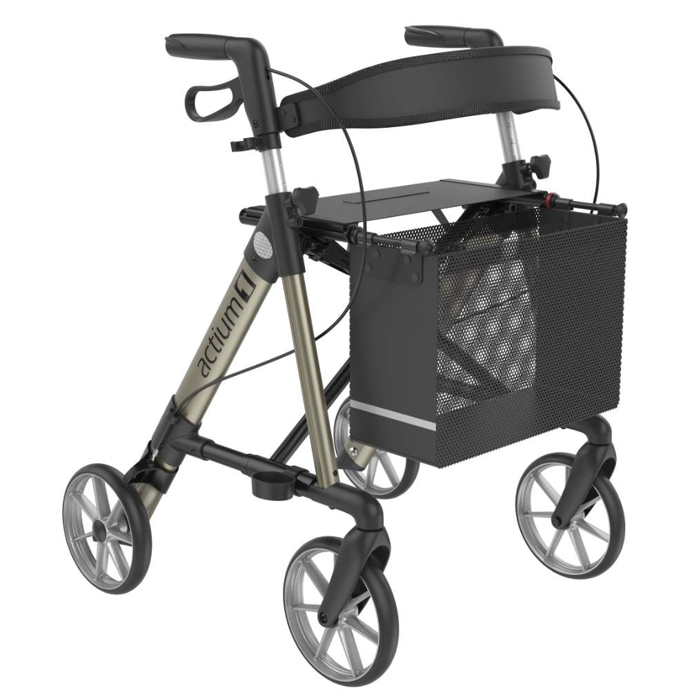 ac133 Rollator Actium1 Champagne - Billede 1