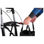 Rollator Athlon Kulfiber 5,2 kg Sort - Billede 7