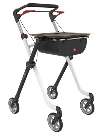 Rollator Pixel Sort/Hvid indendørs