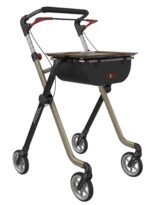 Rollator Pixel Champagne/sort indendørs