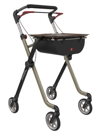 Rollator Pixel Champagne/sort indendørs