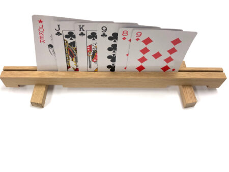 Kortholder Spillekort I Egetræ