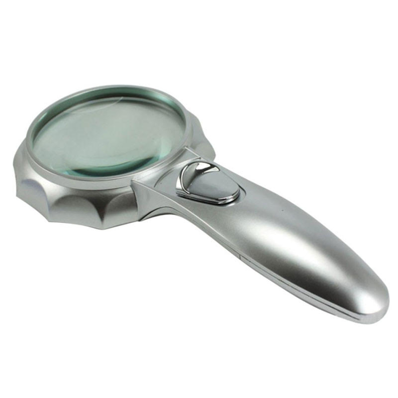 as840080-1 Lup og Læseglas 6x Ø65mm m/LED - Billede 1