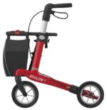 Lav Rollator Rød Athlon m.Soft hjul - Billede 5