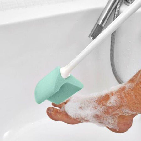 Badesvamp tå og fod på lang skaft