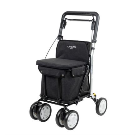 Indkøbstrolley 800 SortTextured Carlett