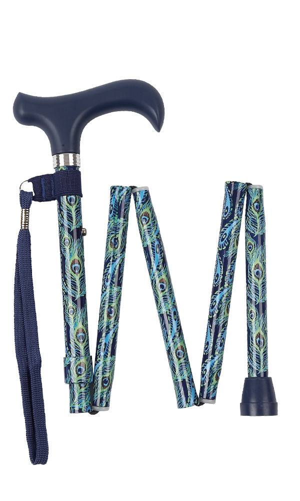 cb81a Stok Påfugl design foldsammen - Billede 1