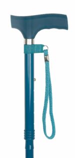 Stok foldsammen Blå m/silikone håndtag - Billede 2