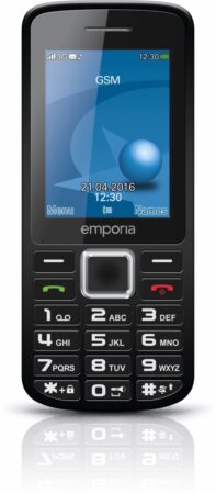 UDGÅET Emporia Senior Mobil Sort V500
