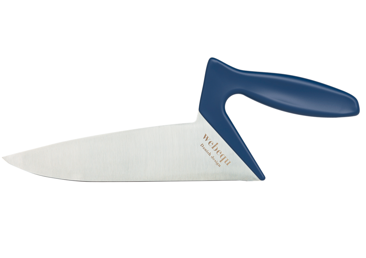 chef_s_knife_blue UDGÅET Webequ Kokkekniv Blå - Billede 1