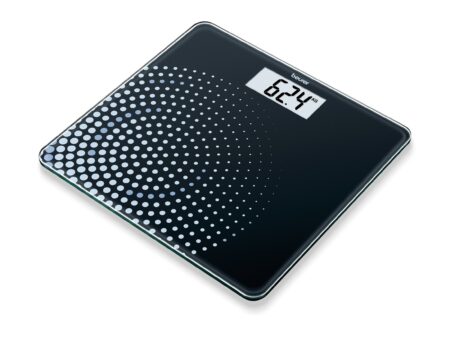 Glasvægt Beurer GS210 sort m/prikker