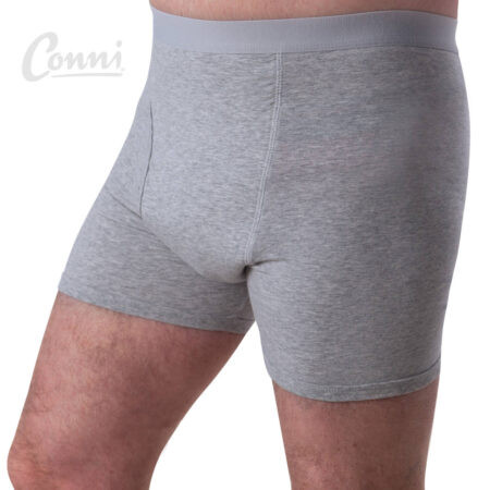 Boxershorts inkontinens herre grå
