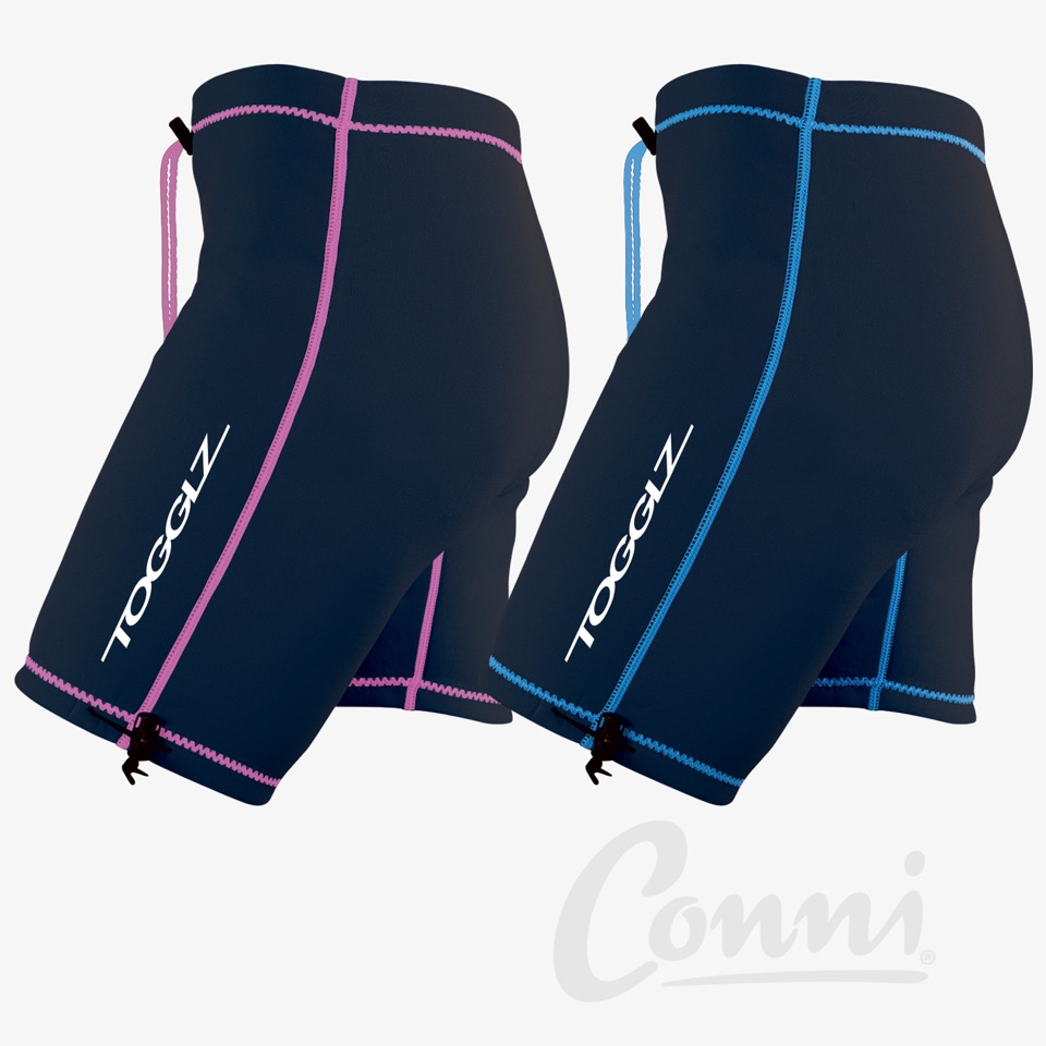conni-swimshortsnewadult_web1500 Svømmeshorts, pink unisex til inkontinens - Billede 1