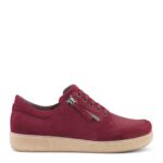 New Feet Sko Bordeaux Ruskind Stretch - Billede 2