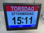 Digital kalenderur for svagtseende - Billede 3