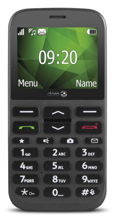 Doro 1372 Mobil Sort