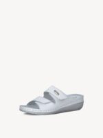 Tamaris Hvid Læder Sandal