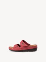 Tamaris Rød Læder Sandal - Billede 5