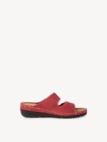 Tamaris Rød Læder Sandal - Billede 3