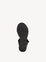 Tamaris Sort Sandal Med Velcrorem - Billede 4