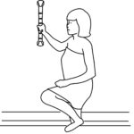 Støttehåndtag 30cm lige Handy - Billede 4