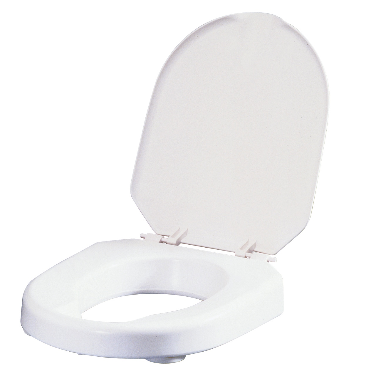 4 T Toiletforhøjer 10cm Løstmonteret med låg - Billede 1