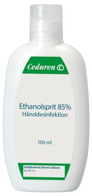 UDGÅET Ethanolsprit 85 % 100 ml håndsprit