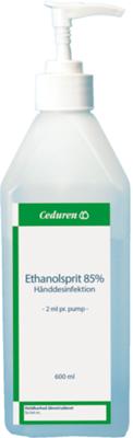 UDGÅET Ethanolsprit 85% håndesinfektion 600ml