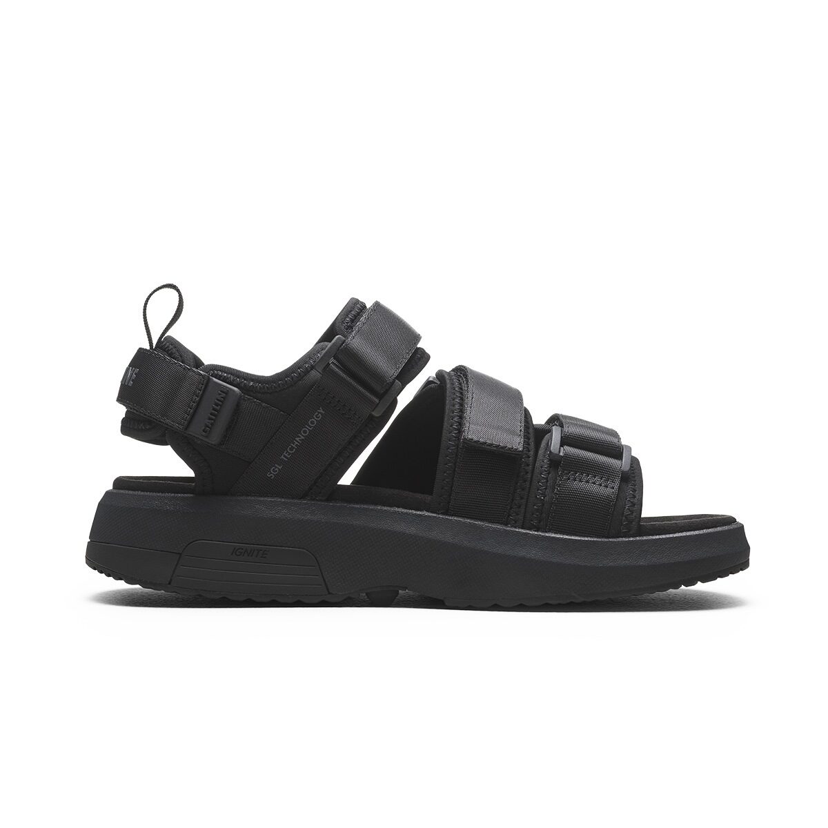 flow_sort-1 Gaitline Flow Sandal Black - Billede 1