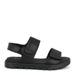 Green Comfort Sandal Sort Med 3 Velcroremme - Billede 3