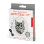 Korsstingsbroderisæt Med Kat - Billede 3