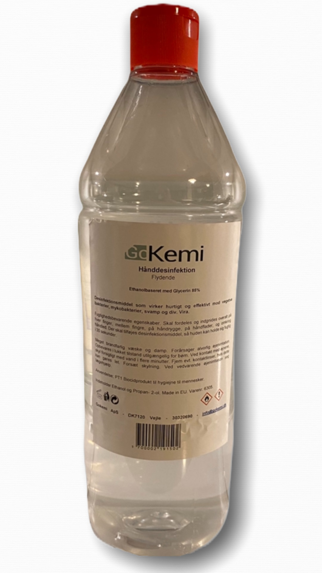 gk6305-1 Hånddesinfektion 85% Ethanol 1000ml - Billede 1