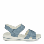 Green Comfort Blå Sandal Lakselæder - Billede 2