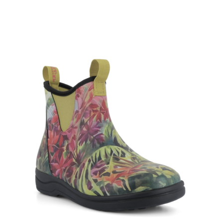 Green Comfort Hawaii Blomst Gummistøvle
