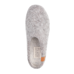 Green Comfort Lysgrå Slipper Gummisål - Billede 4