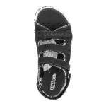 Green Comfort Sort Camino Sandal - Billede 4